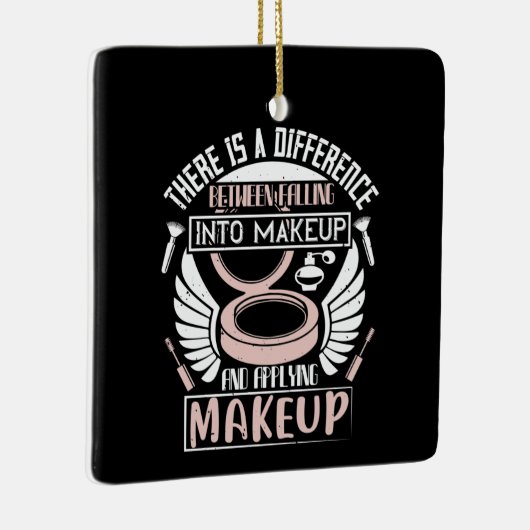 メイクアップ – メイクアップに落ちる セラミックオーナメント (右)