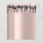 メイクアップ 価格表 ローズ グリッター ラッシュ ブラック ドリップス チラシ (裏面)