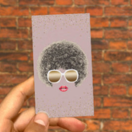 メイクアップ&美容師モダン金ゴールド紙吹雪美しい 名刺