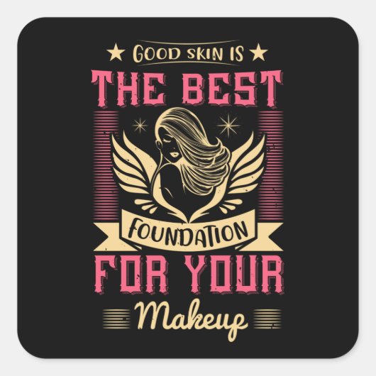 メイクアップ – 良い肌が基最高の盤 スクエアシール (正面)