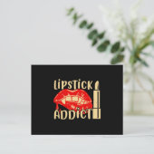 メイクアップ – Lipstick Addict ポストカード (スタンド正面)