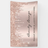 メイクアップArtistLashes延長ヘアサロンバラドリップ 横断幕 (縦)