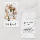 メイクアップPMUマイクロブレイディングヘナサロン名刺 名刺 (正面/裏面)