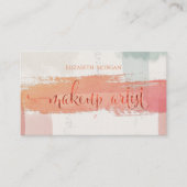 メイクアッモダンプアーティスト水彩画 名刺 (正面)