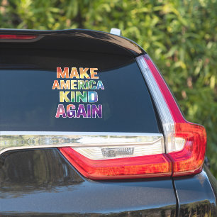 メイクアメリカインクルーズアリアインボーLGBTQゲイ シール