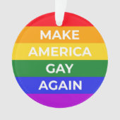 メイクアメリカゲイ オーナメント (正面)