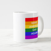 メイクアメリカゲイ ジャンボコーヒーマグカップ (正面右)