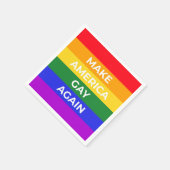 メイクアメリカゲイ スタンダードカクテルナプキン (角)