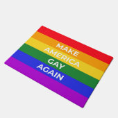 メイクアメリカゲイ ドアマット (アングル)