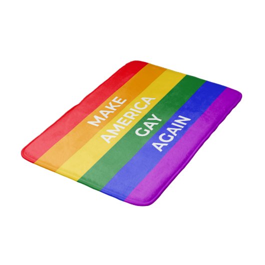 メイクアメリカゲイ バスマット (アングル)