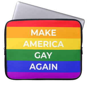 メイクアメリカゲイ ラップトップスリーブ