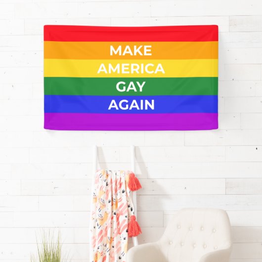 メイクアメリカゲイ 横断幕 (インサイチュ)