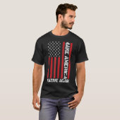 メイクアメリカ先住民再びアメリカ先住民 Tシャツ (正面フル)