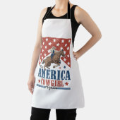 メイクアメリカ女性のカーボーイ エプロン (インサイチュ)