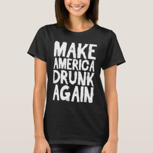 メイクアメリ飲カ7月4日 Tシャツ