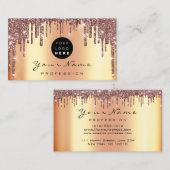 メイクイベントプランナーカスタムロゴバラ銅 名刺 (正面/裏面)