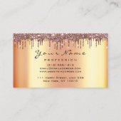 メイクイベントプランナーカスタムロゴバラ銅 名刺 (裏面)