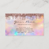 メイクイベントプランナー金ゴールドクラウン自筆証書クラウン 名刺 (裏面)