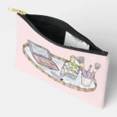 メイクイラストレーションヴィンテージインスパイアバッグ アクセサリーポーチ (見開き)