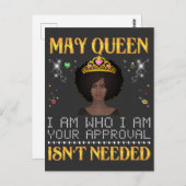 メイクイーン、私は私よ。あなたの承認は必要ないわ。 ポストカード (正面/裏面)