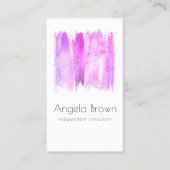 メイクエレガントアップアーティストピンク 名刺 (正面)