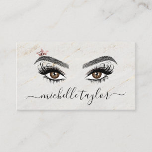 メイクエレガントアップアーティスト美しいLash Extension eye 名刺