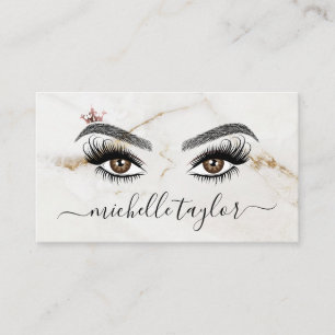 メイクエレガントアップアーティスト美しいLash Extension eye 名刺