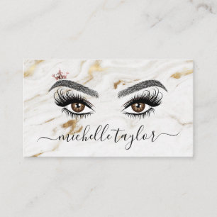 メイクエレガントアップアーティスト美しいLash Extension eye 名刺