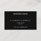 メイクエレガントアップアーティスト美容師 名刺 (裏面)