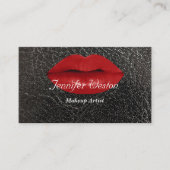 メイクエレガントアップアーティスト/レッドリップ – 名刺 (正面)