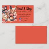 メイクエレガントアップアーティスト 名刺 (正面/裏面)