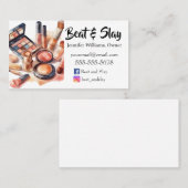 メイクエレガントアップアーティスト 名刺 (正面/裏面)