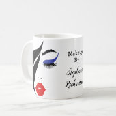 メイクエレガントアフェミニンアーティスト コーヒーマグカップ (正面左)