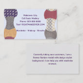 メイクオーバーファッションスタイル個人デザインコンサルタント 名刺 (正面/裏面)