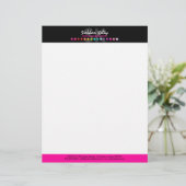 メイクカラフルアップアーティストのモノグラムのレターヘッド レターヘッド (スタンド正面)