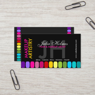 メイクカラフルアップアーティスト 名刺