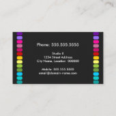 メイクカラフルアップアーティスト 名刺 (裏面)