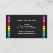 メイクカラフルアップアーティスト 名刺 (裏面)