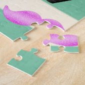 メイクガーリーアップ美しいストライプ ジグソーパズル (側面)