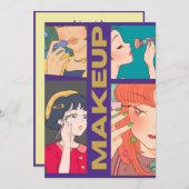 メイクガールズ 招待状 (正面/裏面)