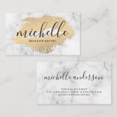 メイクコンテンポラリーアップアーティスト大理石 名刺 (正面/裏面)