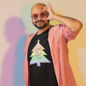 メイクザユレタイドゲイパステルレインボー Tシャツ