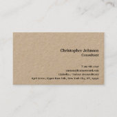 メイクシンプルエレガントプロフェッショナルルクセクラフト 名刺 (正面)