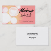 メイクスタイリッシュアップアーティスト 名刺 (正面/裏面)