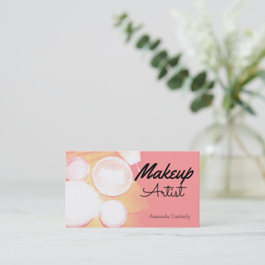 メイクスタイリッシュアップアーティスト 名刺 (スタンド正面)