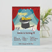メイクズ魔法子供の誕生日パーティの招待状 招待状 (スタンド正面)