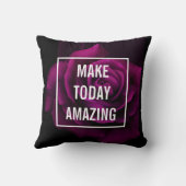 メイクトゥデイアメージングパープルバラ 感動的 クッション (裏面)