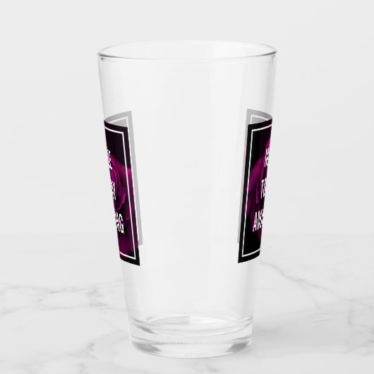 メイクトゥデイアメージングパープルバラ 感動的 タンブラーグラス (左)