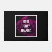 メイクトゥデイアメージングパープルバラ 感動的 ドアマット (正面)