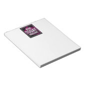 メイクトゥデイアメージングパープルバラ 感動的 ノートパッド (アングル)